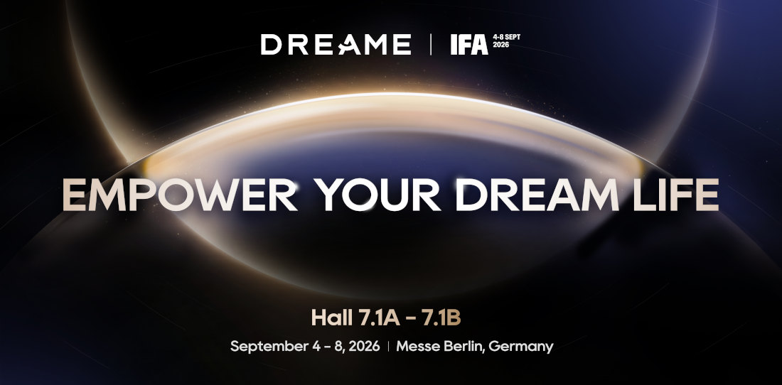 Dreame leva à IFA 2026 robô aspirador que limpa o chão com vapor a 180 °C